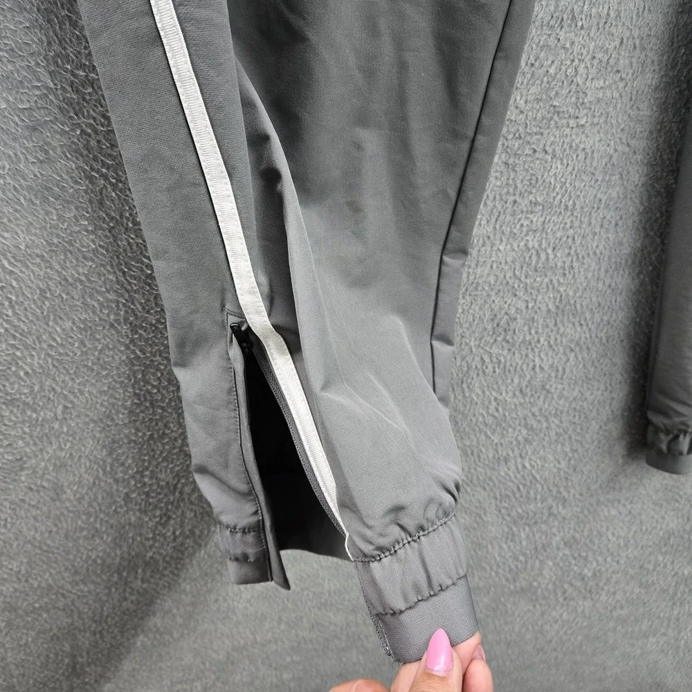 Adidas Men Activewear Pants XL Gray Track Pants Training Sideline Woven READ